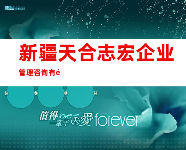 新疆天合志宏企业管理咨询有限责任公司
